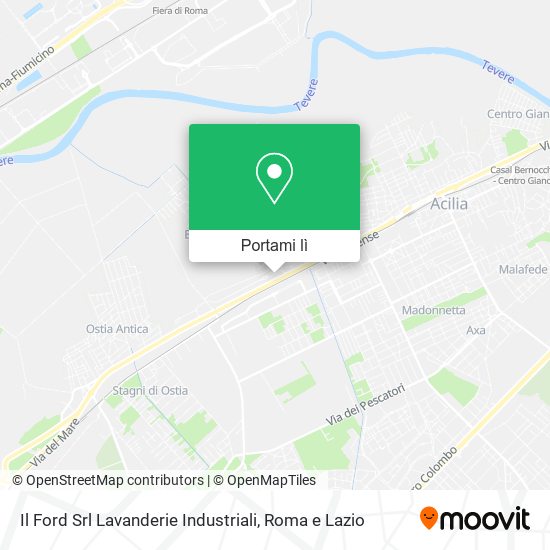 Mappa Il Ford Srl Lavanderie Industriali