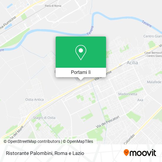 Mappa Ristorante Palombini