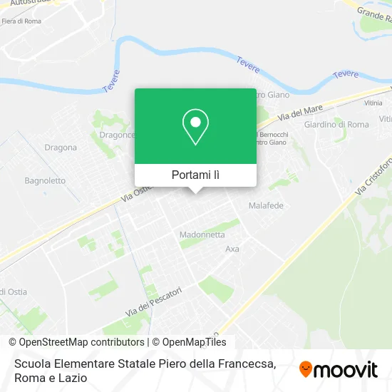 Mappa Scuola Elementare Statale Piero della Francecsa