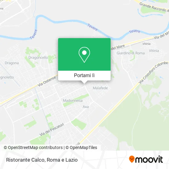 Mappa Ristorante Calco