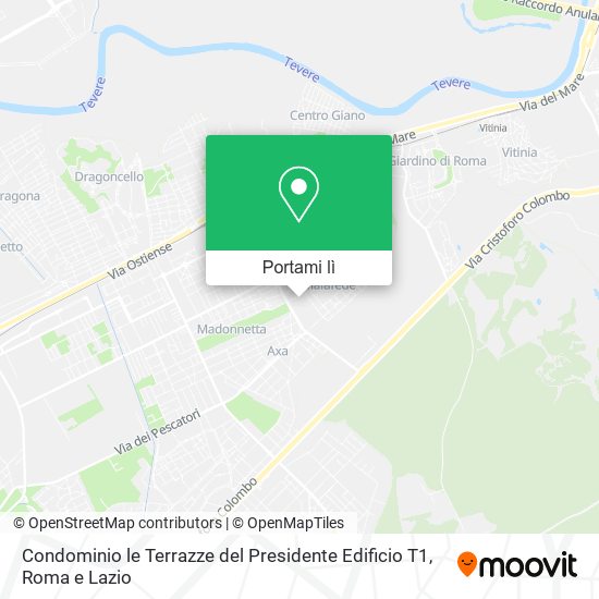 Mappa Condominio le Terrazze del Presidente Edificio T1