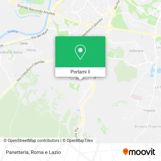Mappa Panetteria