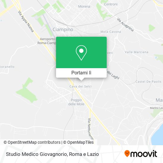 Mappa Studio Medico Giovagnorio