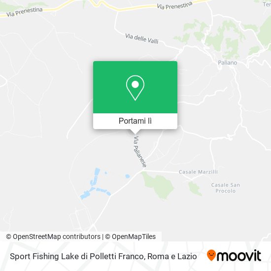 Mappa Sport Fishing Lake di Polletti Franco