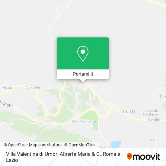 Mappa Villa Valentina di Umbri Alberta Maria & C.