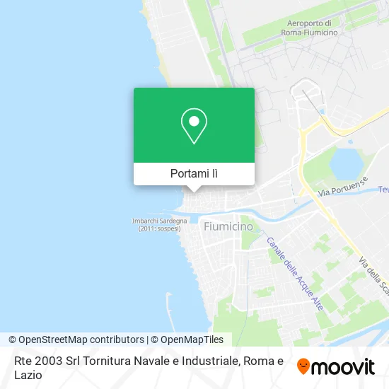Mappa Rte 2003 Srl Tornitura Navale e Industriale