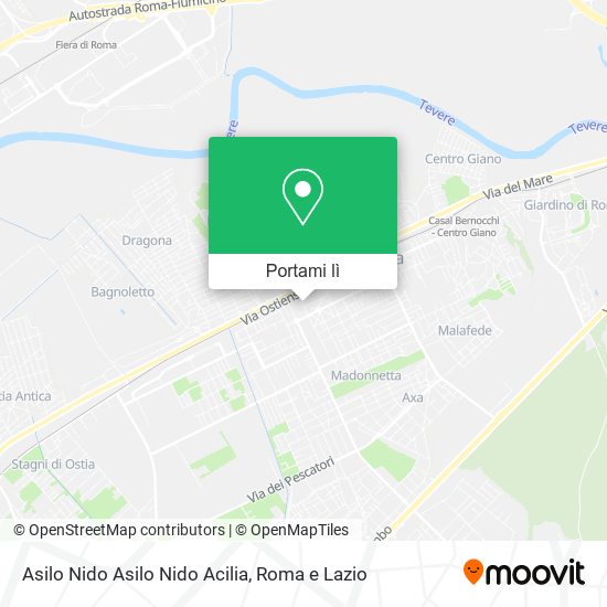 Mappa Asilo Nido Asilo Nido Acilia