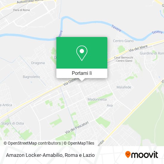 Mappa Amazon Locker-Amabilio