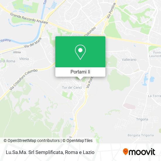 Mappa Lu.Sa.Ma. Srl Semplificata