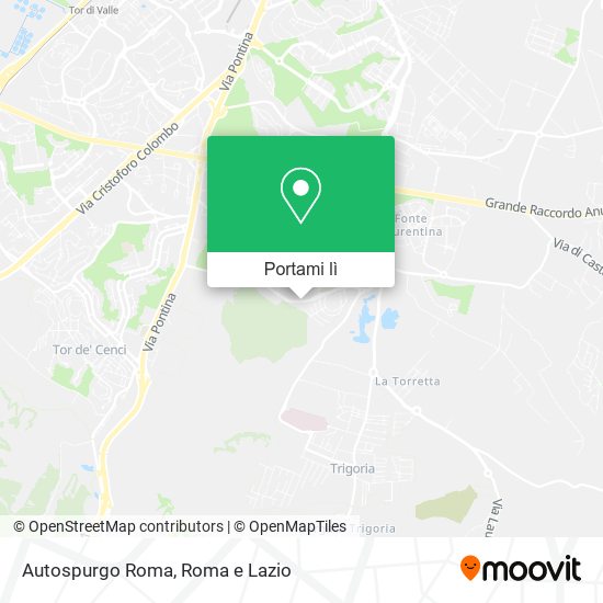 Mappa Autospurgo Roma