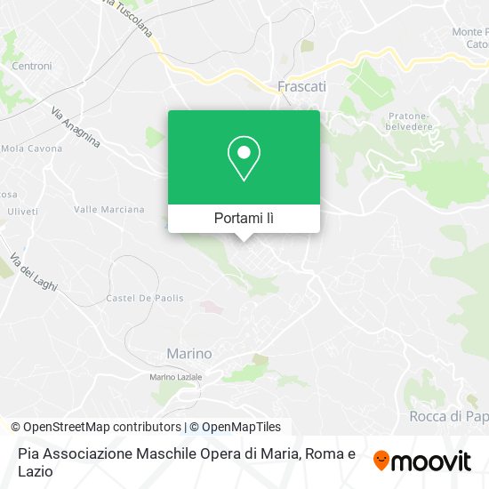 Mappa Pia Associazione Maschile Opera di Maria