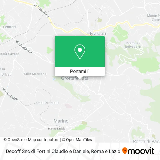 Mappa Decoff Snc di Fortini Claudio e Daniele