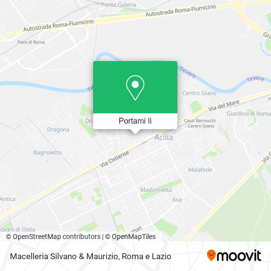 Mappa Macelleria Silvano & Maurizio