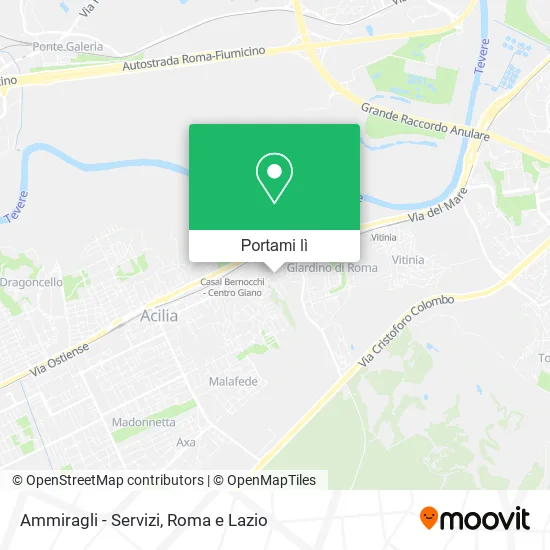 Mappa Ammiragli - Servizi