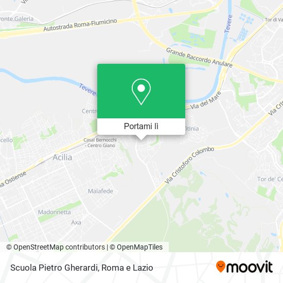 Mappa Scuola Pietro Gherardi