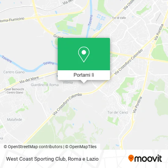 Mappa West Coast Sporting Club