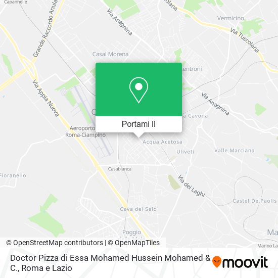 Mappa Doctor Pizza di Essa Mohamed Hussein Mohamed & C.