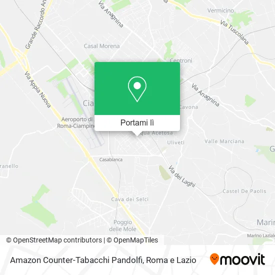 Mappa Amazon Counter-Tabacchi Pandolfi