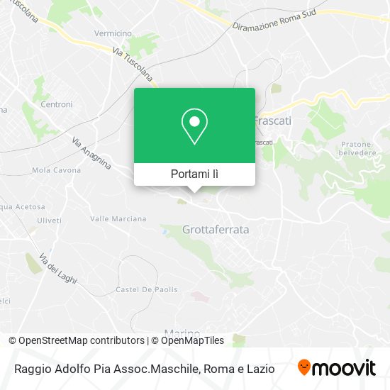 Mappa Raggio Adolfo Pia Assoc.Maschile