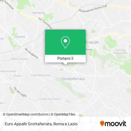 Mappa Euro Appalti Grottaferrata