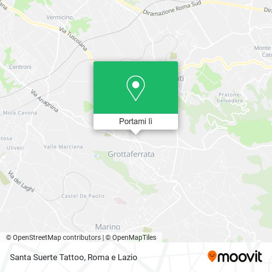 Mappa Santa Suerte Tattoo
