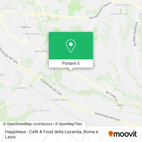 Mappa Happiness - Cafè & Food della Locanda