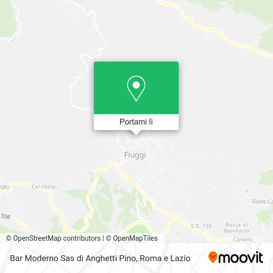 Mappa Bar Moderno Sas di Anghetti Pino