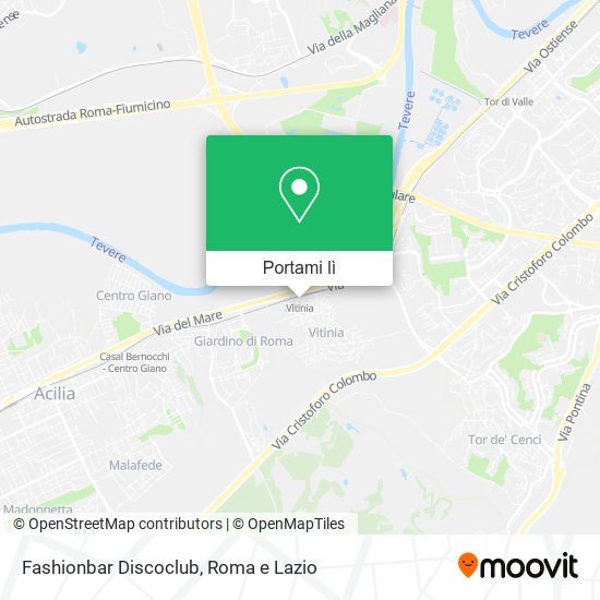 Mappa Fashionbar Discoclub