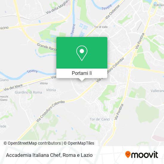 Mappa Accademia Italiana Chef