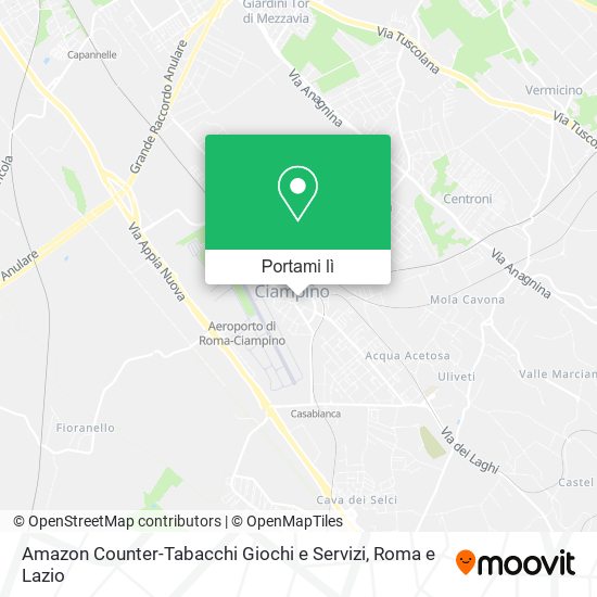 Mappa Amazon Counter-Tabacchi Giochi e Servizi