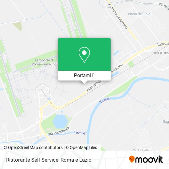 Mappa Ristorante Self Service