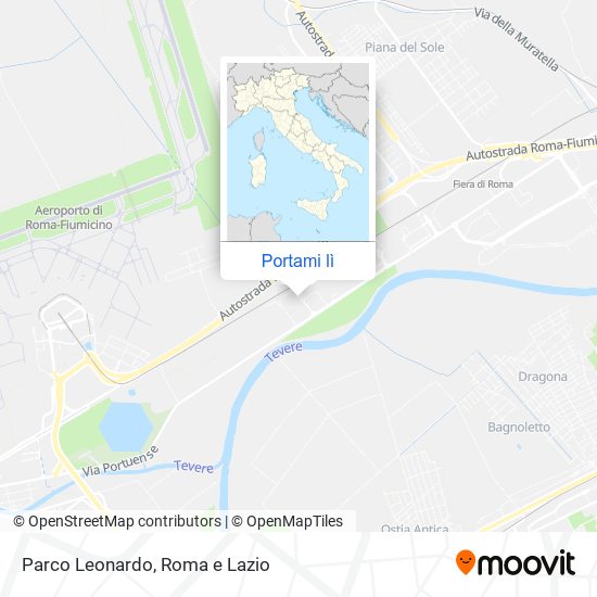 Mappa Parco Leonardo