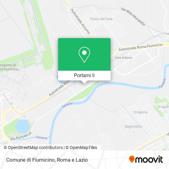 Mappa Comune di Fiumicino