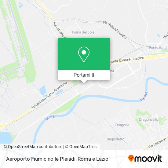 Mappa Aeroporto Fiumicino le Pleiadi