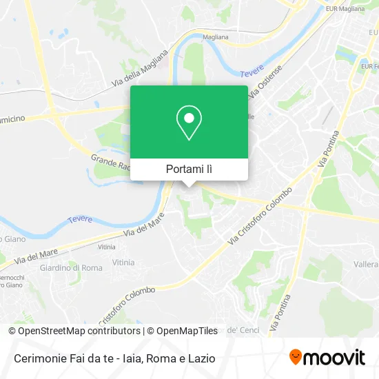 Mappa Cerimonie Fai da te - Iaia