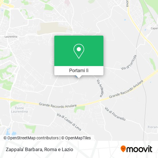 Mappa Zappala' Barbara