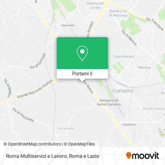 Mappa Roma Multiservizi e Lavoro
