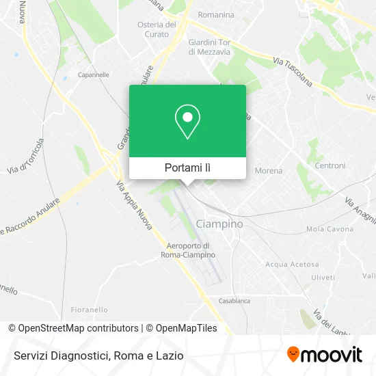 Mappa Servizi Diagnostici