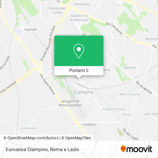 Mappa Euroansa Ciampino