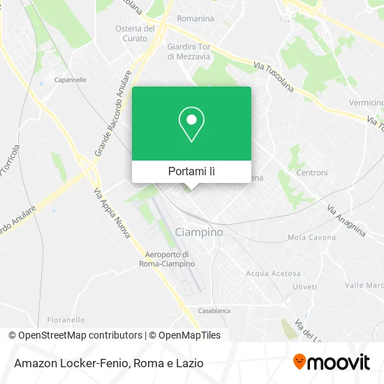 Mappa Amazon Locker-Fenio