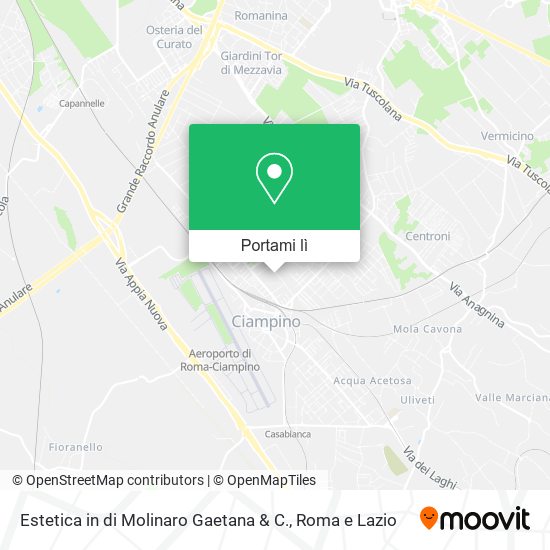 Mappa Estetica in di Molinaro Gaetana & C.