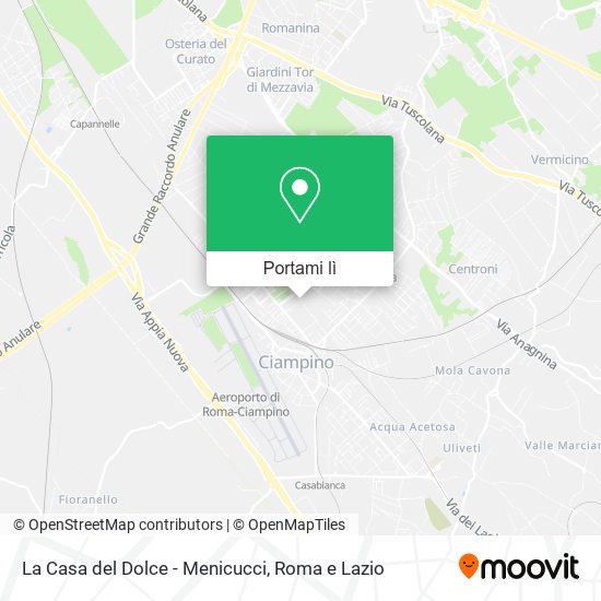 Mappa La Casa del Dolce - Menicucci