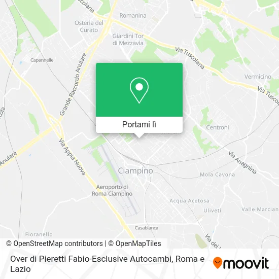 Mappa Over di Pieretti Fabio-Esclusive Autocambi