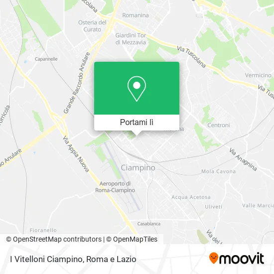Mappa I Vitelloni Ciampino