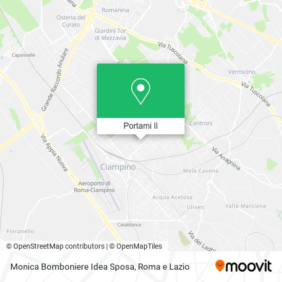 Mappa Monica Bomboniere Idea Sposa