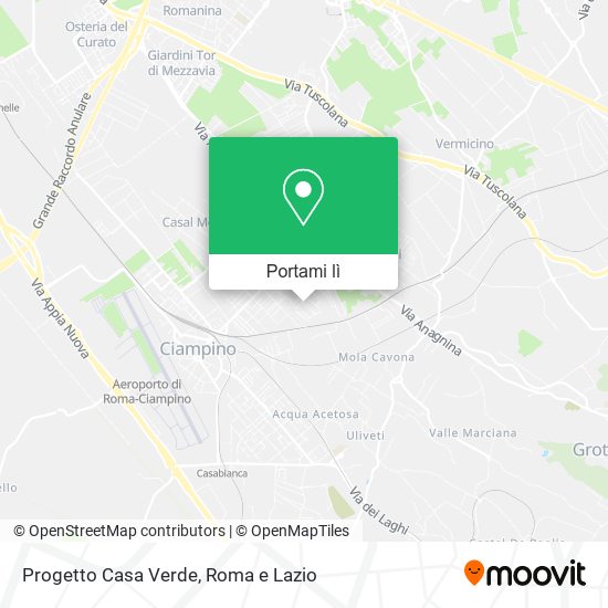 Mappa Progetto Casa Verde