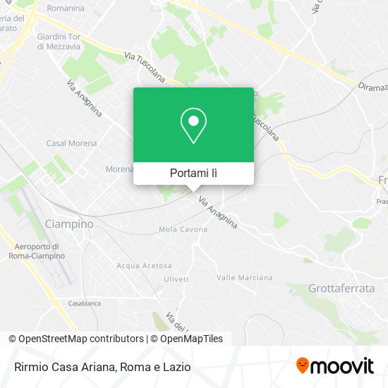 Mappa Rirmio Casa Ariana