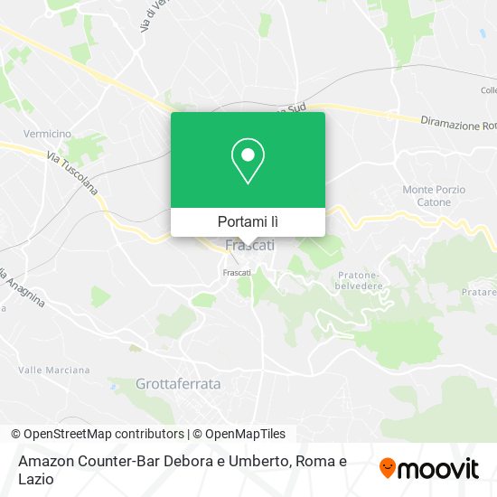 Mappa Amazon Counter-Bar Debora e Umberto