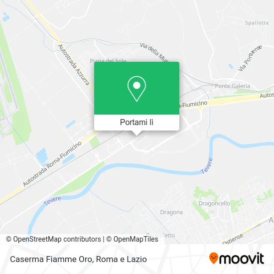 Mappa Caserma Fiamme Oro