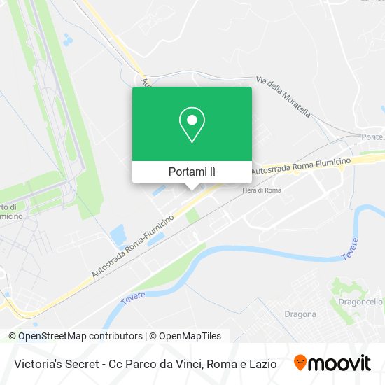 Mappa Victoria's Secret - Cc Parco da Vinci